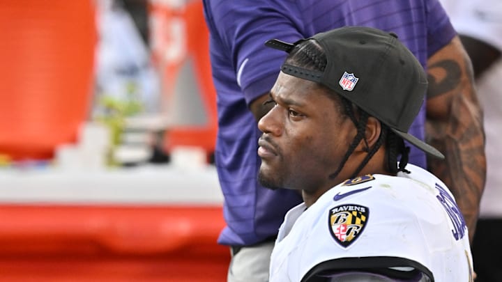 Baltimore Ravens quarterback Lamar Jackson