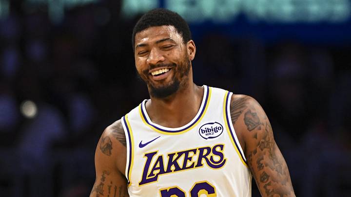 Los Angeles Lakers guard Marcus Smart (36) Los Angeles Lakers guard Marcus Smart (36)