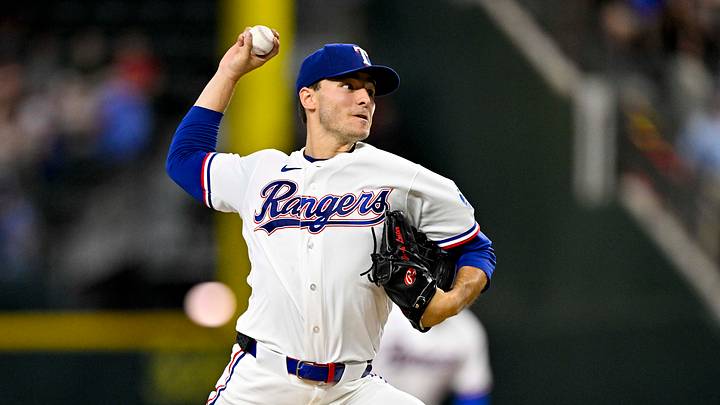 Texas Rangers starting pitcher Jack Leiter. Credit: Jerome Miron-Imagn Images Texas Rangers starting pitcher Jack Leiter. Credit: Jerome Miron-Imagn Images