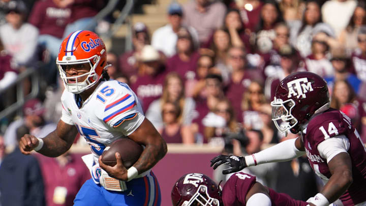 Florida Gators quarterback Anthony Richardson led Florida to a win the last time the Gators played at Texas A&M. Florida Gators quarterback Anthony Richardson led Florida to a win the last time the Gators played at Texas A&M.
