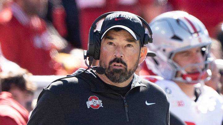 Ohio State Head Coach Ryan Day during the Indiana versus Ohio State football game at Memorial Stadium on Saturday, Oct. 17, 2026. Ohio State Head Coach Ryan Day during the Indiana versus Ohio State football game at Memorial Stadium on Saturday, Oct. 17, 2026.