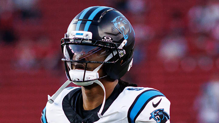 Carolina Panthers running back Rico Dowdle Carolina Panthers running back Rico Dowdle