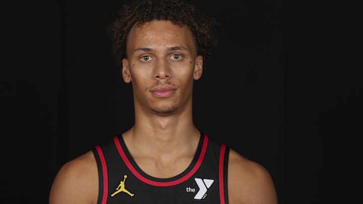 Dyson Daniels #5 of the Atlanta Hawks