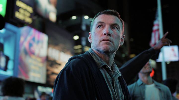 I Will Find You. Sam Worthington as David Burroughs in Episode #102 of I Will Find You
