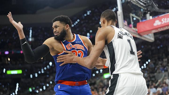 Knicks center Karl-Anthony Towns opened up about his one-on-one battles against Victor Wembanyama during his team’s Finals series win over the Spurs. Knicks center Karl-Anthony Towns opened up about his one-on-one battles against Victor Wembanyama during his team’s Finals series win over the Spurs.