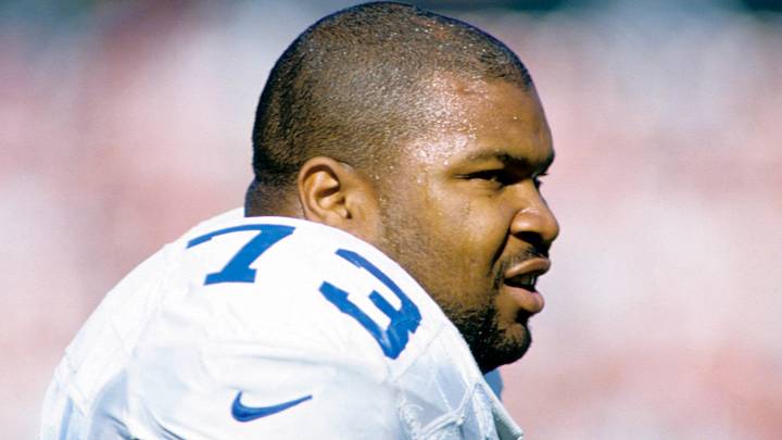Dallas Cowboys tackle Larry Allen Dallas Cowboys tackle Larry Allen
