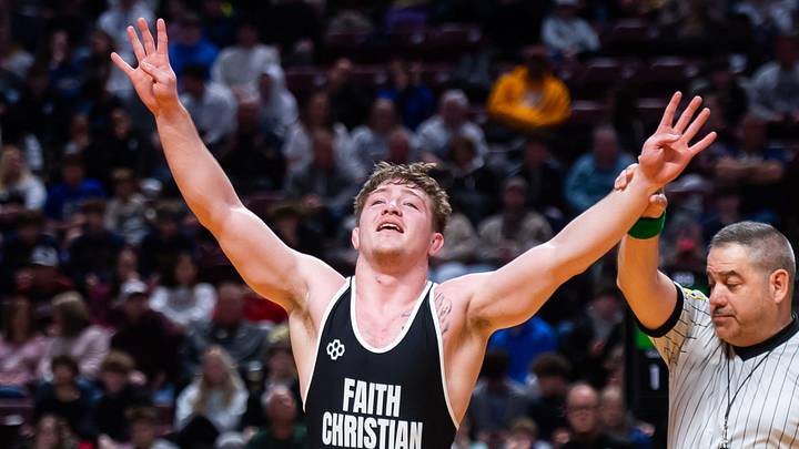 Faith Christian Academy’s Adam Waters, who was previously ranked No. 1 at 190 pounds, is now No. 1 at 215 after entering the U20 World Team Trials at 92 kilograms. Faith Christian Academy’s Adam Waters, who was previously ranked No. 1 at 190 pounds, is now No. 1 at 215 after entering the U20 World Team Trials at 92 kilograms.