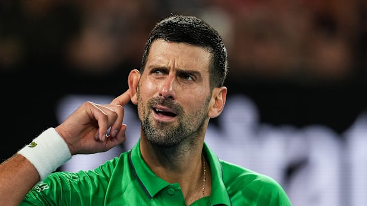 Novak Djokovic at the 2026 Australian Open eggs on the crowd