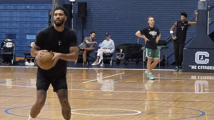 Jayson Tatum at The Citadel Jayson Tatum at The Citadel