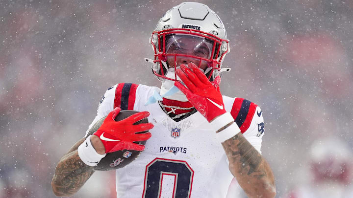 New England Patriots cornerback Christian Gonzalez