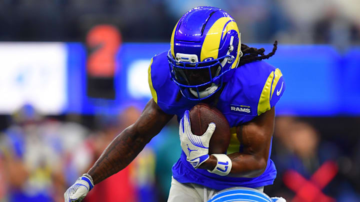 Rams receiver Davante Adams has been out since Week 15 with a hamstring injury. Rams receiver Davante Adams has been out since Week 15 with a hamstring injury.