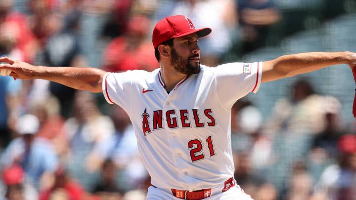 Los Angeles Angels pitcher Grayson Rodriguez.