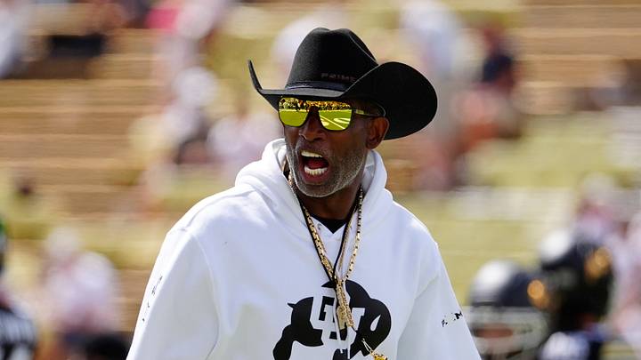 Sep 12, 2026; Boulder, Colorado, USA; Colorado Buffaloes head coach Deion Sanders before the game against Weber State at Folsom Field. Mandatory Credit: Ron Chenoy-Imagn Images Sep 12, 2026; Boulder, Colorado, USA; Colorado Buffaloes head coach Deion Sanders before the game against Weber State at Folsom Field. Mandatory Credit: Ron Chenoy-Imagn Images