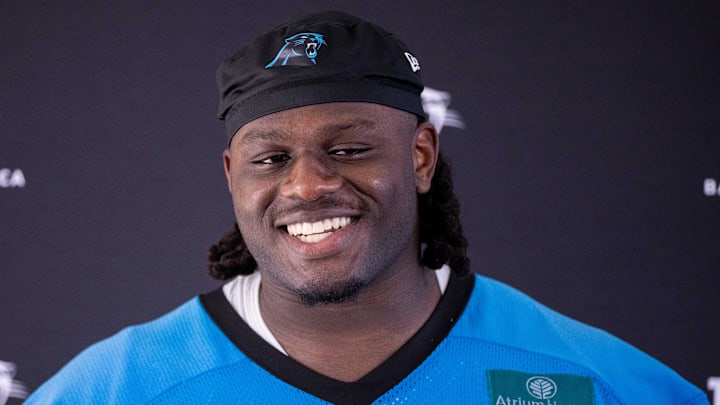 Carolina Panthers offensive tackle Ikem Ekwonu