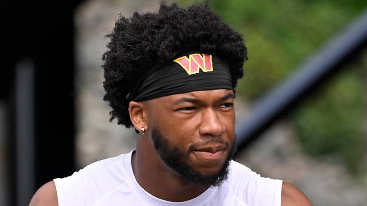 Washington Commanders wide receiver Jaylin Lane Washington Commanders wide receiver Jaylin Lane