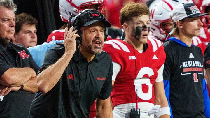 Nebraska head coach Matt Rhule. Nebraska head coach Matt Rhule.