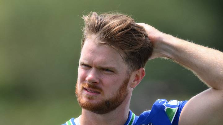 Seattle Seahawks quarterback Sam Darnold during training camp