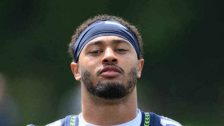 Seattle Seahawks wide receiver Jaxon Smith-Njigba during training camp