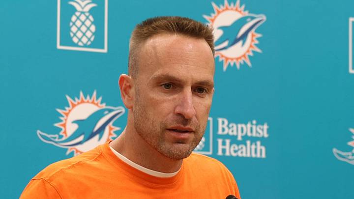 Miami Dolphins head coach Jeff Hafley
