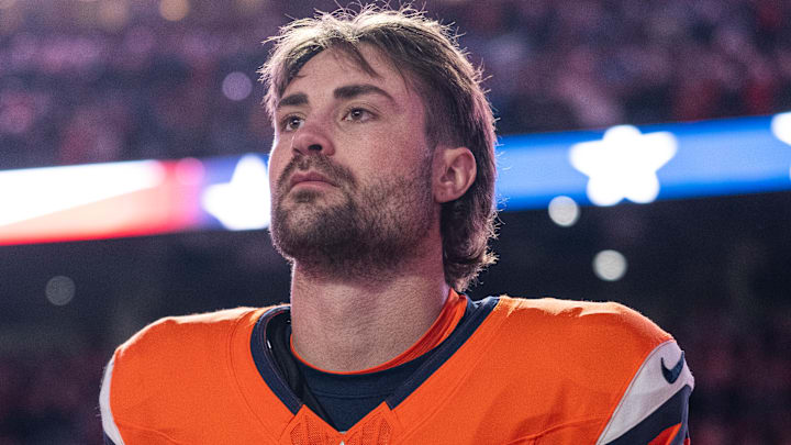 Denver Broncos cornerback Riley Moss Denver Broncos cornerback Riley Moss