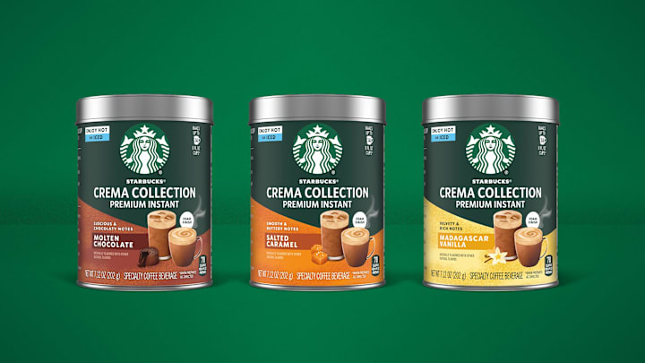 The Starbucks Crema Collection Premium Instant. Image courtesy Starbucks