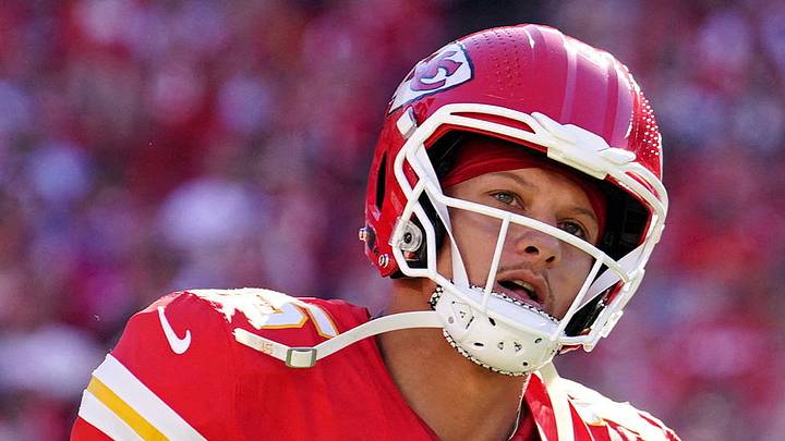 Kansas City Chiefs quarterback Patrick Mahomes takes the field before the game against the Los Angeles Chargers. Kansas City Chiefs quarterback Patrick Mahomes takes the field before the game against the Los Angeles Chargers.