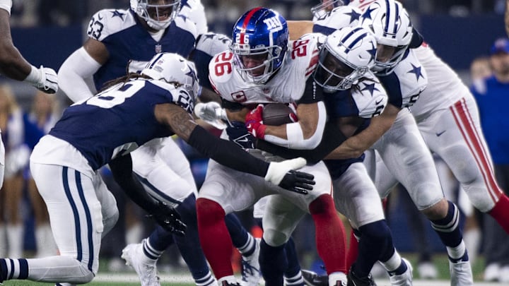 New York Giants running back Saquon Barkley (26)