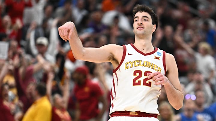 Iowa State Cyclones forward Milan Momcilovic (22)