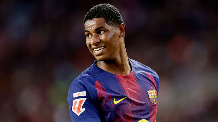 Marcus Rashford joined Barcelona on loan in the summer.