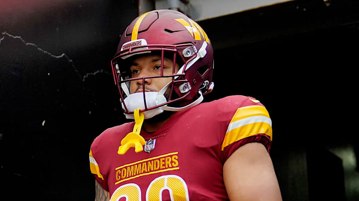 Washington Commanders running back Chris Rodriguez Jr.