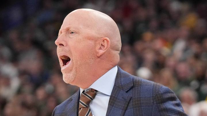 Mar 13, 2026; Chicago, IL, USA; UCLA Bruins head coach Mick Cronin yells at his team in the game against the Michigan State Spartans during the first half at United Center. Mandatory Credit: David Banks-Imagn Images Mar 13, 2026; Chicago, IL, USA; UCLA Bruins head coach Mick Cronin yells at his team in the game against the Michigan State Spartans during the first half at United Center. Mandatory Credit: David Banks-Imagn Images