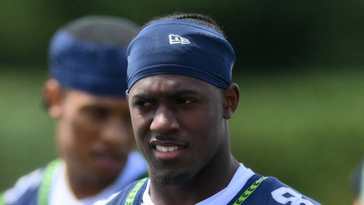 Seattle Seahawks running back Jadarian Price during training camp