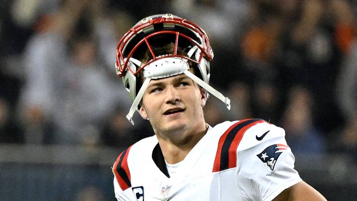 New England Patriots quarterback Drake Maye