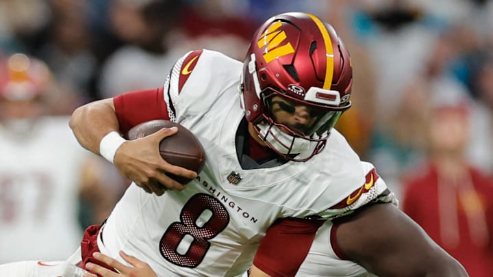 Washington Commanders quarterback Marcus Mariota Washington Commanders quarterback Marcus Mariota