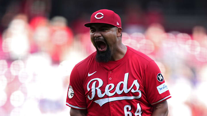 Cincinnati Reds pitcher Tony Santillan