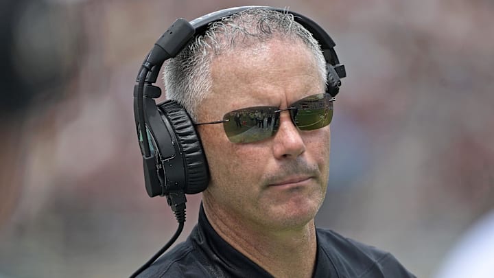 Sep 6, 2025; Tallahassee, Florida, USA; Florida State Seminoles head coach Mike Norvell during the second half against the East Texas A&M Lions at Doak S. Campbell Stadium. Mandatory Credit: Melina Myers-Imagn Images
