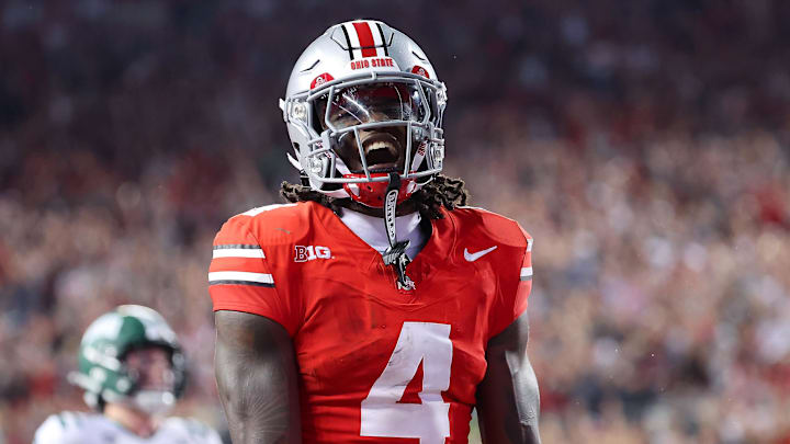 Ohio State Buckeyes wide receiver Jeremiah Smith Ohio State Buckeyes wide receiver Jeremiah Smith