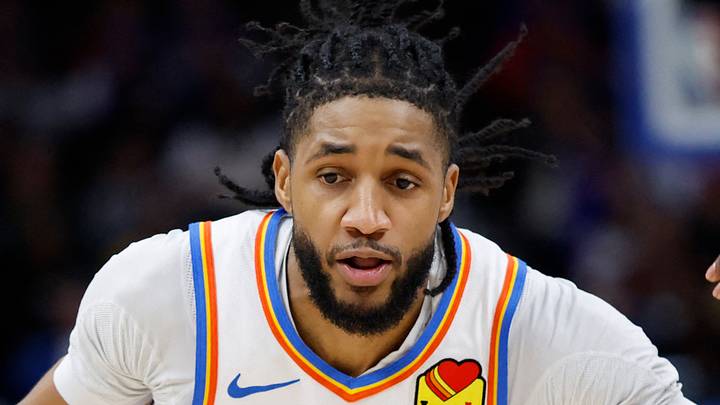 Mar 15, 2025; Detroit, Michigan, USA; Oklahoma City Thunder guard Isaiah Joe (11) dribbles in the second half against the Detroit Pistons at Little Caesars Arena. Mandatory Credit: Rick Osentoski-Imagn Images Mar 15, 2025; Detroit, Michigan, USA; Oklahoma City Thunder guard Isaiah Joe (11) dribbles in the second half against the Detroit Pistons at Little Caesars Arena. Mandatory Credit: Rick Osentoski-Imagn Images