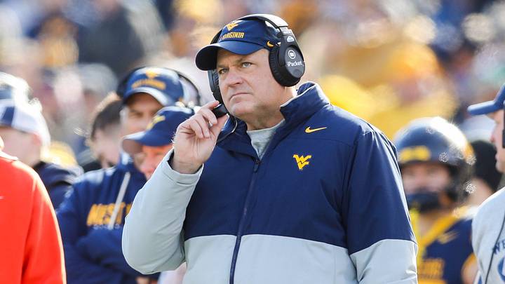 Nov 29, 2025; Morgantown, West Virginia, USA; West Virginia Mountaineers head coach Rich Rodriguez along the sidelines during the first quarter against the Texas Tech Red Raiders at Milan Puskar Stadium. Mandatory Credit: Ben Queen-Imagn Images Nov 29, 2025; Morgantown, West Virginia, USA; West Virginia Mountaineers head coach Rich Rodriguez along the sidelines during the first quarter against the Texas Tech Red Raiders at Milan Puskar Stadium. Mandatory Credit: Ben Queen-Imagn Images