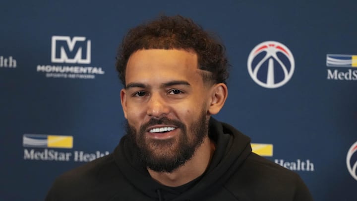 Washington Wizards guard Trae Young