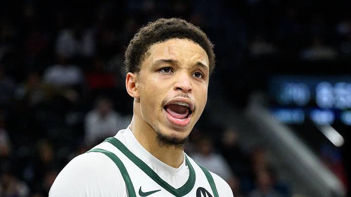 Mar 23, 2026; Inglewood, California, USA; Milwaukee Bucks guard Ryan Rollins (13) reacts during the second half against the Los Angeles Clippers at Intuit Dome. Mandatory Credit: William Liang-Imagn Images Mar 23, 2026; Inglewood, California, USA; Milwaukee Bucks guard Ryan Rollins (13) reacts during the second half against the Los Angeles Clippers at Intuit Dome. Mandatory Credit: William Liang-Imagn Images