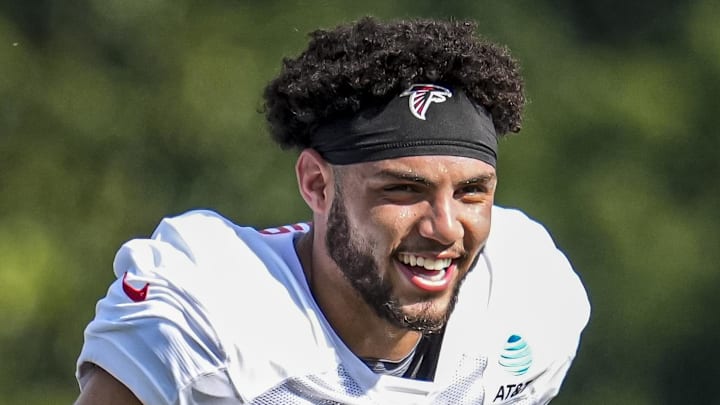 Atlanta Falcons wide receiver Drake London was virtually unguardable in the joint practice with the Tennessee Titans. 