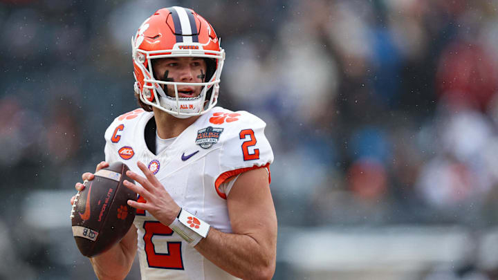 New York Jets quarterback Cade Klubnik