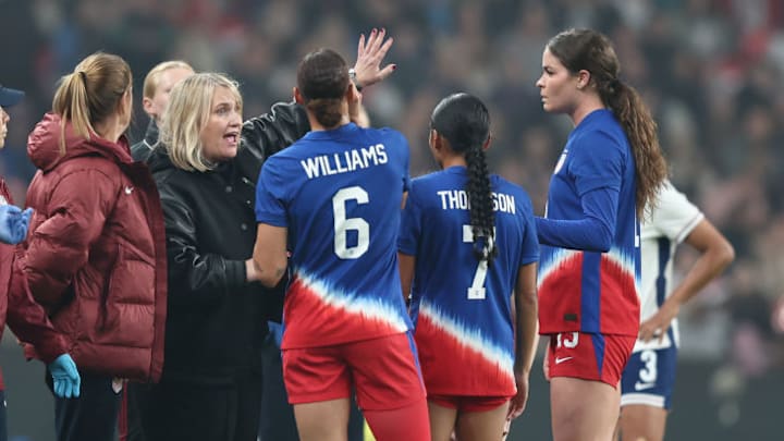 The international friendly at Wembley Stadium was a homecoming game for USWNT head coach Emma Hayes. 