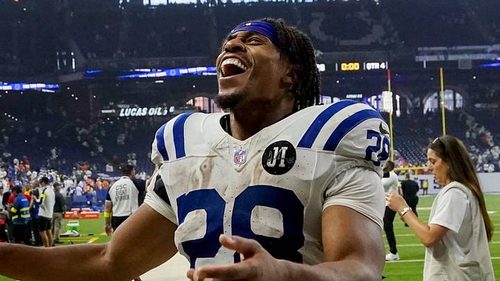 Indianapolis Colts running back Jonathan Taylor