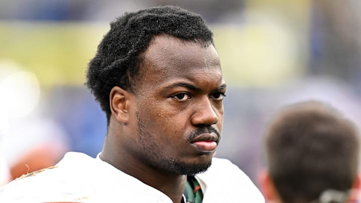 Miami Hurricanes defensive end Rueben Bain Jr.