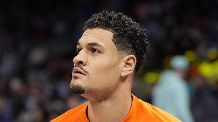 Dec 31, 2025; Charlotte, North Carolina, USA; Charlotte Hornets guard Josh Green (10) during the first quarter against the Golden State Warriors at Spectrum Center. Mandatory Credit: Jim Dedmon-Imagn Images