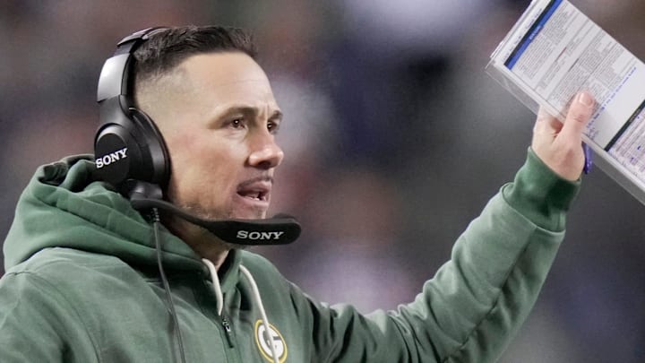 Green Bay Packers head coach Matt LaFleur is shown during the third quarter of their game at the Bears on Dec. 20.