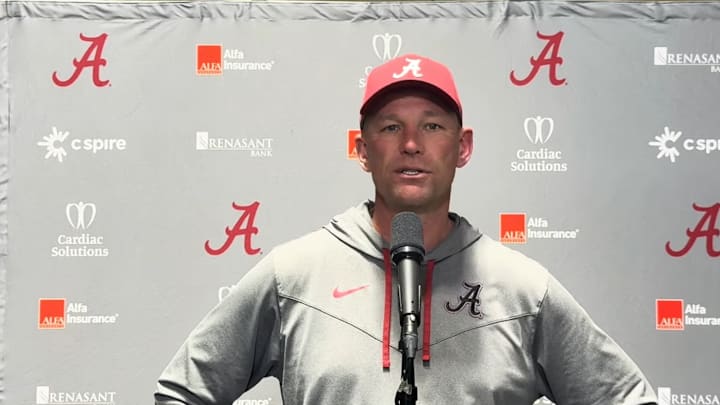 Alabama head coach Kalen DeBoer. Alabama head coach Kalen DeBoer.