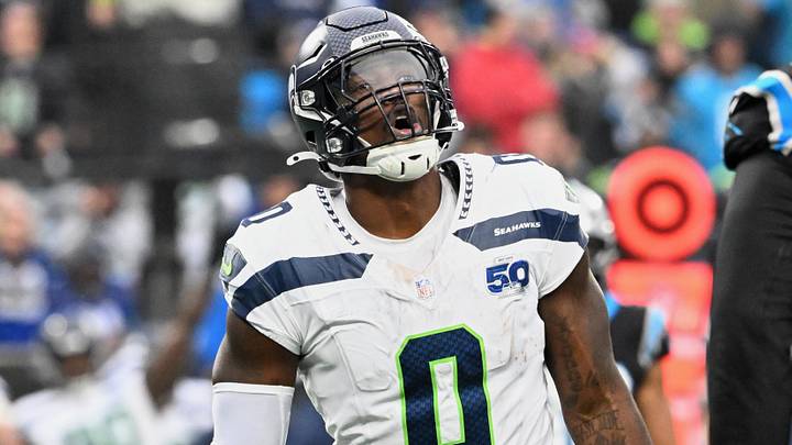 Seattle Seahawks defensive end DeMarcus Lawrence reacts against the Carolina Panthers. Seattle Seahawks defensive end DeMarcus Lawrence reacts against the Carolina Panthers.